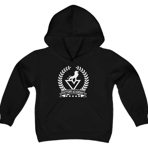 Victory Academy Black Hoodie or Shirt ( Logo white )